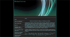 Desktop Screenshot of michaelscriven.info