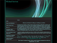 Tablet Screenshot of michaelscriven.info